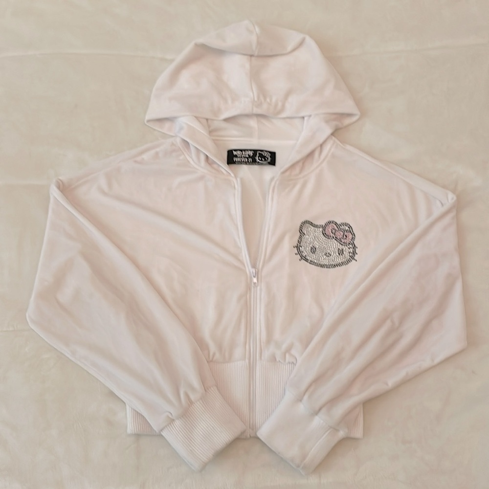 Hello Kitty X Forever 21 Velour Hoodie